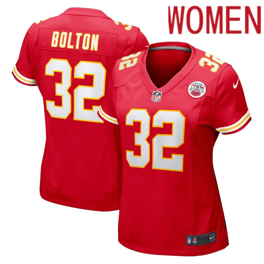 Women Kansas City Chiefs #32 Nick Bolton Nike Red Game NFL Jersey